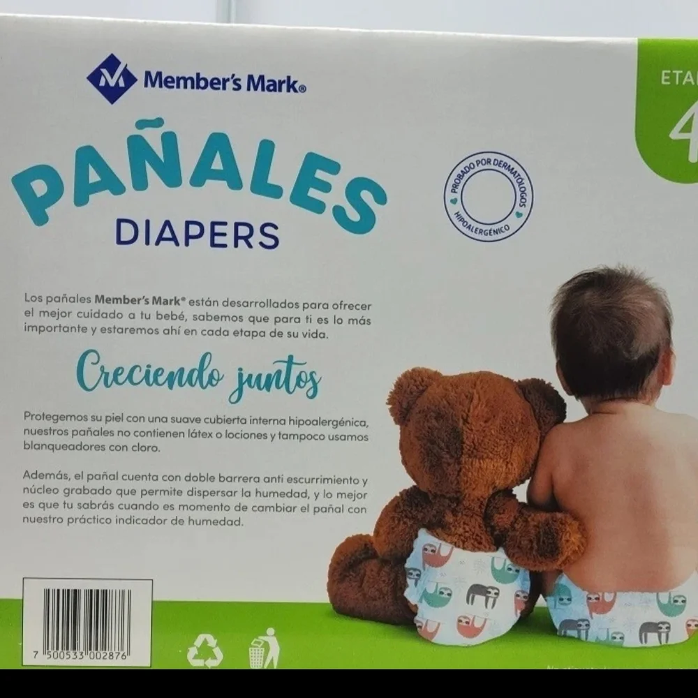 Member's Mark Pañales Diapers - Size 4